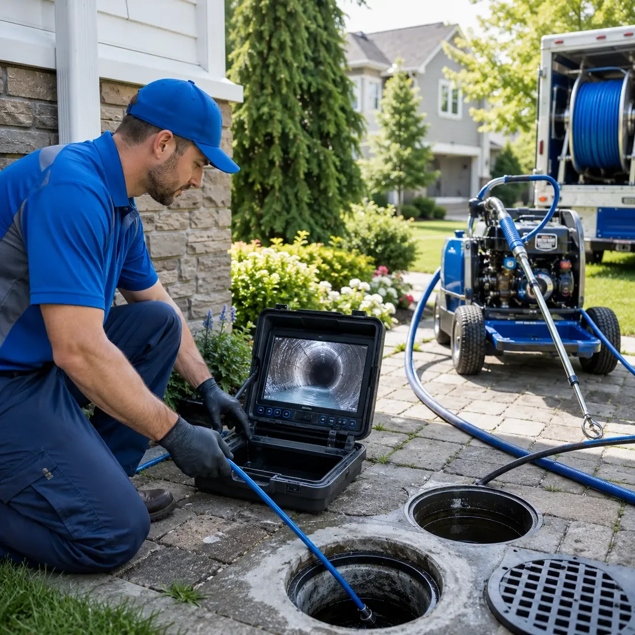 Outdoor drain cleaning professionals serving West Townshend, VT